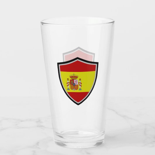 Verre Drapeau espagnol (Dos)