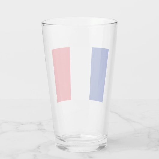 Verre Drapeau français (France) (Dos)