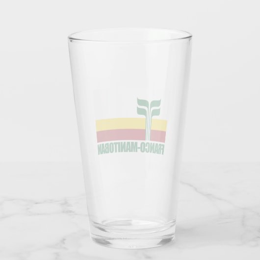 Verre Drapeau franco-manitobain (Dos)