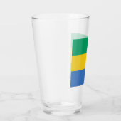 Verre Drapeau gabonais (Gabon) (Droite)