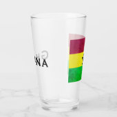 Verre Drapeau Ghana (Afrique de l'Ouest) (Droite)