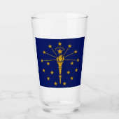 VERRE DRAPEAU INDIANA (Devant)