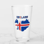 Verre Drapeau islandais (Devant)