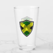 Verre Drapeau jamaïcain (Dos)