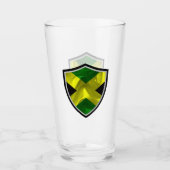 Verre Drapeau jamaïcain (Devant)