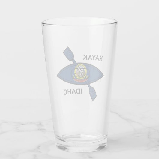 Verre Drapeau Kayak Idaho (Dos)