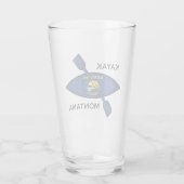 Verre Drapeau Kayak Montana (Dos)