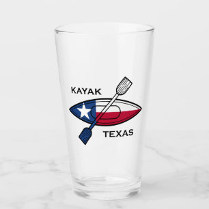 Verre Drapeau Kayak Texas