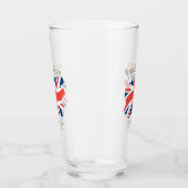 Verre Drapeau King Charles III Union Jack (Gauche)