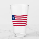 Verre Drapeau libérien (Libéria) (Devant)
