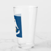 VERRE DRAPEAU LOUISIANA (Gauche)