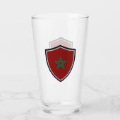 Verre drapeau marocain (Dos)