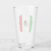 Verre Drapeau mexicain (Dos)