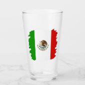 Verre Drapeau mexicain (Devant)