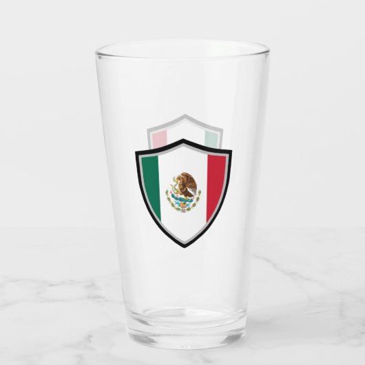 Verre Drapeau mexicain (Dos)