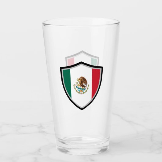 Verre Drapeau mexicain (Devant)