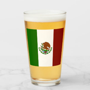 Verre Drapeau mexicain