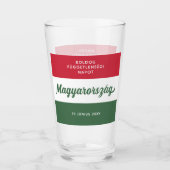 Verre Drapeau national de la fête de l'indépendance de l (Devant)