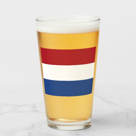 Verre Drapeau néerlandais (Devant (rempli))