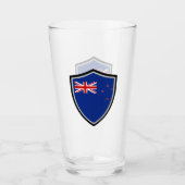 Verre Drapeau néo-zélandais (Devant)