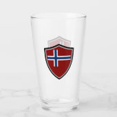 Verre Drapeau norvégien (Dos)