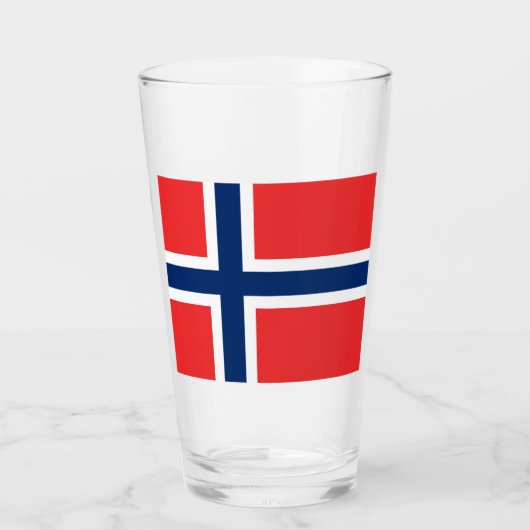 Verre Drapeau norvégien (Norvège) (Devant)