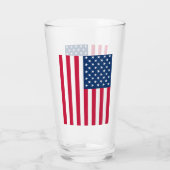 Verre Drapeau Patriotique USA (Dos)