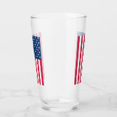 Verre Drapeau Patriotique USA (Droite)