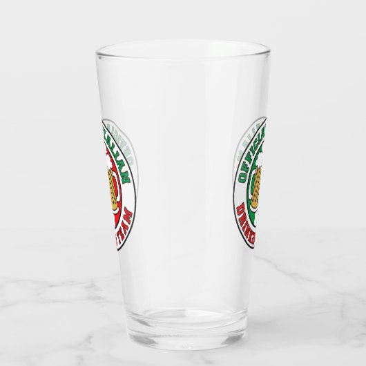 Verre Drapeau potable italien d'équipe de l'Italie (Droite)