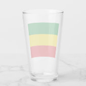 Verre Drapeau rastafari éthiopien Rasta (Dos)