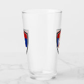 Verre Drapeau serbe (Droite)