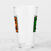 Verre Drapeau Shamrock irlandais (Gauche)