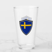 Verre Drapeau suédois (Devant)