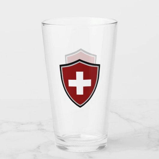 Verre Drapeau suisse (Dos)