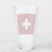 Verre Drapeau suisse        (Dos)