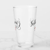 Verre Drapeau Suisse En Coeur, Schweiz, Suisse (Gauche)