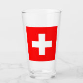 Verre Drapeau suisse (Suisse) (Devant)