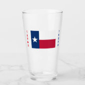 VERRE DRAPEAU TEXAS (Devant)