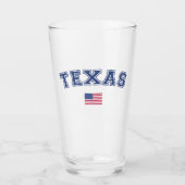 Verre Drapeau Texas State USA (Devant)