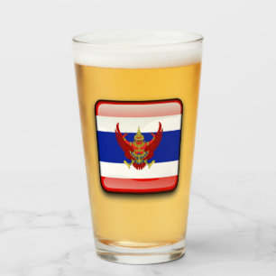 Verre Drapeau thaïlandais 