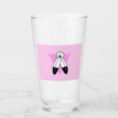 Verre Drapeau Triangle Rose Two-Spirit (Devant)
