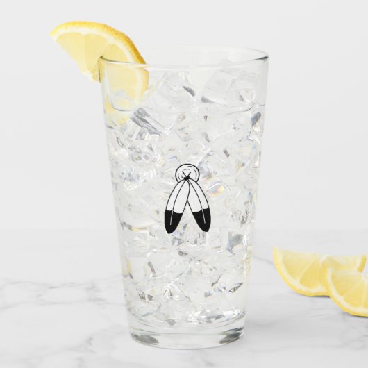 Verre Drapeau Two-Spirit (Devant glace)