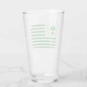 Verre Drapeau UFO US (Dos)