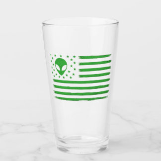 Verre Drapeau UFO US