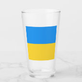 Verre Drapeau ukrainien (Devant)