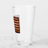Verre Drapeau USA / Grunged (Gauche)