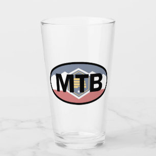 Verre Drapeau Utah Mountain Vélo Oval