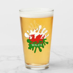 Verre Drapeau Welsh Cymru