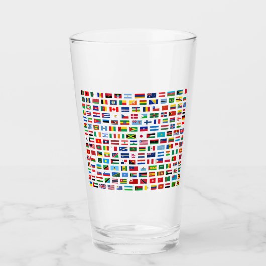 Verre Drapeaux mondiaux (Devant)