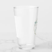 Verre Dreamy Foliage Mariage vert/bleu ID817 (Droite)